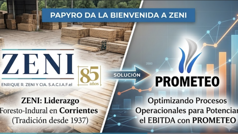 Zeni se suma a Papyro: Tradición maderera y eficiencia operativa para potenciar el negocio